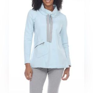 Neon Buddha Pull Over Long Sleeve Top Zipper Pocket Size XS Stretchy